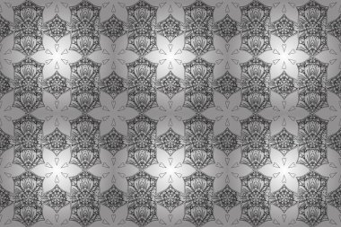 Geleneksel Noel renklerinde pürüzsüz bir desen. Dijital kağıt, tekstil baskısı, sayfa doldurma veya paketleme için kullanılabilir. Soyut siyah-beyaz geometrik süs.