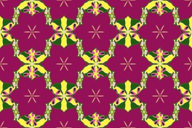 Renksiz çiçeksiz raster deseni.