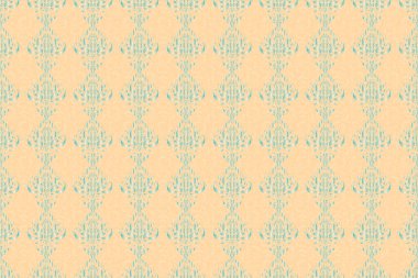 Grafiksel modern model. Arap tarzında soyut bir model. Bej ve mavi doku. Kusursuz raster arkaplanı.