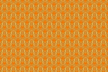 Altın geometrik elementlere sahip soyut, pürüzsüz bir desen. Turuncu arka planda altın stilize yıldızlar. Fan, Noel altınını şekillendirdi. Yeni yıl 2018 tatil süslemesi.