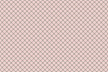 El boyaması küçük çiçekler. Bej, beyaz ve gri renklerde çiçek arkaplanı olan soyut zarafet deseni.