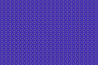Mavi ve altın rengi geometrik raster pürüzsüz desen, soyut arkaplan.