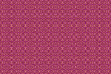 Çiçekli altın elementlerle doğu tarzında kusursuz bir desen. Kartlar için çizim, teşekkür mesajı, baskı. Mor bir arkaplan üzerinde tasarım şablonu için klasik dikişsiz sınır ve ızgara.