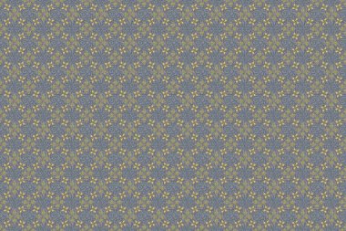 Soyut raster altın doku. Düşük polimerli altın desenli çizim. Gri bir arka planda, altın rengi, dikişsiz desen.