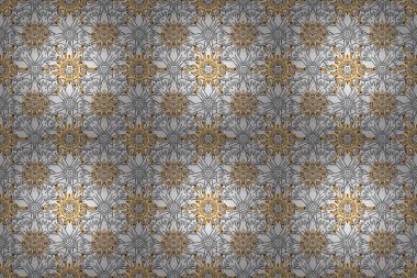 Arka planda kusursuz bir altın bağ dokusu var. Raster eski Fas, Arapça ve Türkçe süsleri.