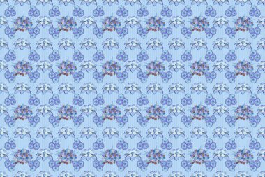 Renksiz çiçeksiz raster deseni.