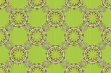 Raster tarzı bir süs. Şam, mor, kırmızı ve pembe renklerde pürüzsüz desen. Soyut çiçekli kraliyet duvar kağıdı.