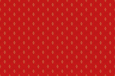 Raster altın pürüzsüz desen. Kırmızı zemin üzerindeki altın elementlerin dokusu.