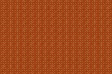 Turuncu, kırmızı ve kahverengi tekrarlayan elementlerle modern geometrik kusursuz desen. Kusursuz raster süsü..