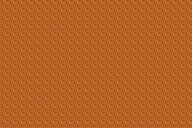 Altın süslemeli, pürüzsüz bir desen. Kahverengi arkaplandaki altın doku.