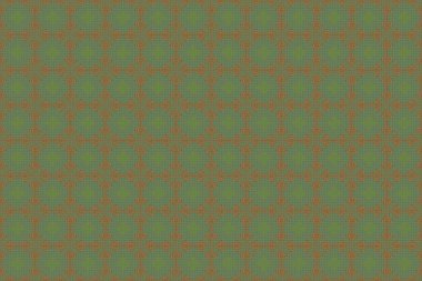 Turuncu, kahverengi ve yeşil renklerde klasik, dikişsiz desen. Kusursuz bir geçmişi var. Zarif kumaş kumaş kumaş duvar kağıdı..