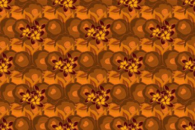 Renksiz çiçeksiz raster deseni.