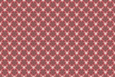 Çiçeksiz, güzel bir geçmişi var. Pembe, kahverengi ve kırmızı renkte bir sürü raster çiçeği. Elle çizilmiş pürüzsüz desen.