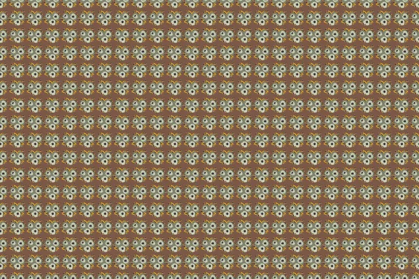 Color Seamless Floral Raster Pattern — Stock Photo, Image