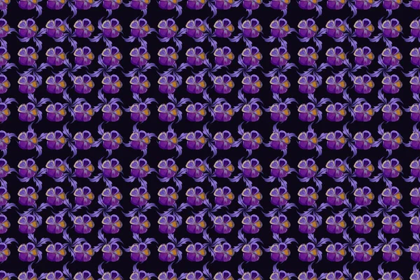 Color Seamless Floral Raster Pattern — Stock Photo, Image