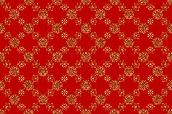Red Background Raster Luxury Red Background Golden Elements Glitter Background — Stock Photo, Image