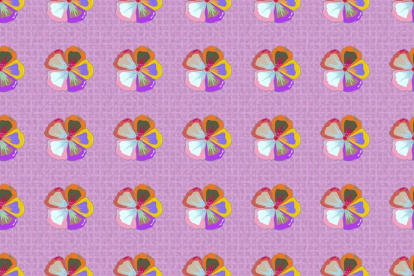 Blatt Natürliches Buntes Muster Nahtlose Florale Muster Können Für Tapeten — Stockfoto