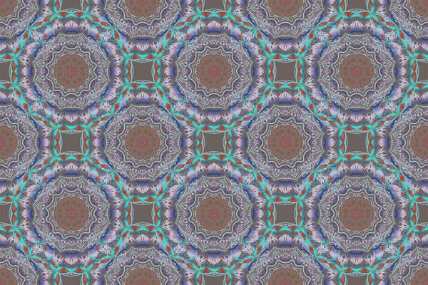 Помаранчева Синя Текстура Графічний Сучасний Шаблон Абстрактний Стиль Арабському Стилі — стокове фото