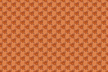 Eski bir çiçek süsü. Soyut klasik dikişsiz desen.