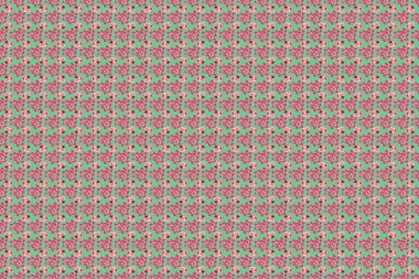 Renksiz çiçeksiz raster deseni.