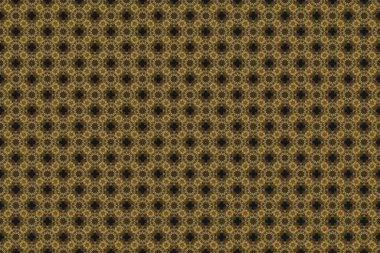 Geometrik arkaplan. Raster geometrik kusursuz desenli ve altın eğimli. Siyah bir arkaplanda altın rengi, kusursuz bir illüstrasyon. Senin tasarımın için, duvar kağıdı..