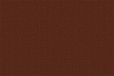 Geleneksel çiçek dekoru. Kahverengi bir arka planda dekoratif altın pürüzsüz desen. Davetiyeler, tebrik kartları, ambalajlar için süs desenleri. Tasarım için Raster dekoratif ögeleri.