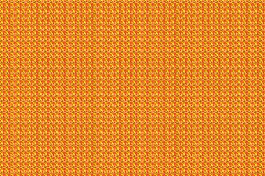 Raster illüstrasyonu. Çiçeksiz desen. Soyut sevimli kozmos çiçekleri içeren bahar kağıdı turuncu, sarı ve siyah renkler.