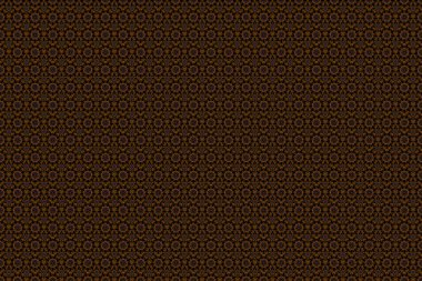 Raster illüstrasyonu. Damask kusursuz karalama deseni.