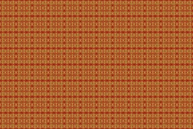 Yıldızsız desenli altın ve kırmızı retro arka plan. Duvar kağıdı, Noel süsü, konfeti, tekstil, ambalaj için soyut parlak altın tasarım. Tatil sembolü.