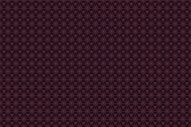 Antik ortaçağ barok çiçekli duvar kağıdı soyut çiçekler ve süsler. Barok tarzında Damask deseni. Barok süsü. Barok damaske klasik pembe pürüzsüz desen arkaplanı.