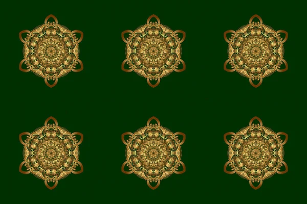 Orientalisk Blomstrande Raster Indisk Mandala Stress Mandala Färgglada Prydnad Väv — Stockfoto