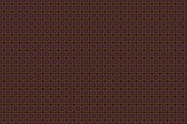 Raster kusursuz bir geçmişi var. Siyah arka planda mor, yeşil ve kahverengi renkli çiçek süsü. Renkli desenler antika.