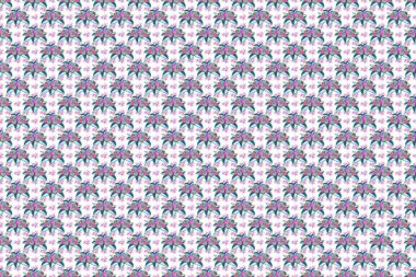 Soyut klasik kusursuz desen. Klasik çiçek süsü..