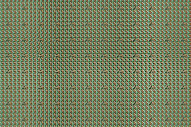 Modern kozmos çiçek desenli kraliyet çiçekleri. Kusursuz çiçek süsü. Kahverengi, yeşil ve turuncu renklerde renk yönelimli desen.