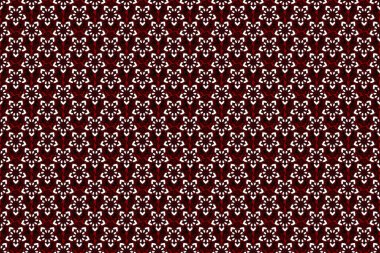 Renksiz çiçeksiz raster deseni.