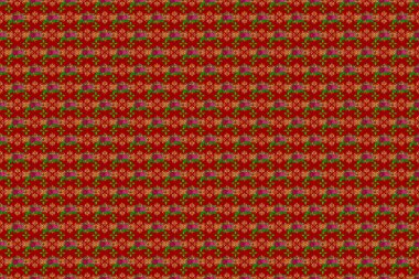 Renksiz çiçeksiz raster desenli resimleme.