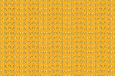 Klasik dikişsiz çiçek deseni. Kumaş, tekstil, iç dekorasyon. Sarı arka planda el yapımı altın elementler.