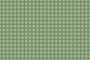 Yeşil ve kahverengi renklerde. Ikat damaske desensiz arkaplan fayansı.