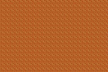 Soyut, pürüzsüz desenli, kahverengi arkaplanda altın süslemeler. Altın süslemeli klasik tasarım.