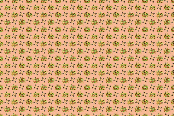 Color Seamless Floral Raster Pattern — Stock Photo, Image