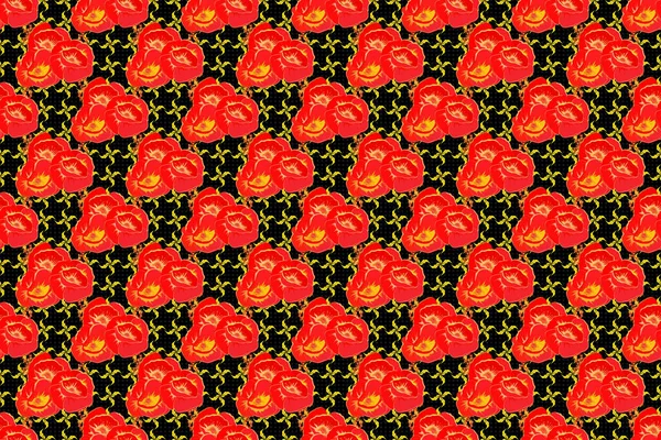 Renksiz çiçeksiz raster deseni.