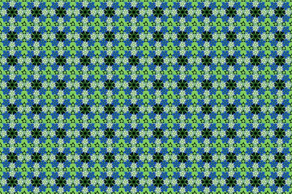 Бесшовный Узор Зеленых Синих Блестящих Полос Зигзагообразного Шеврона Волнистой Полосы — стоковое фото