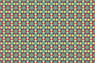 Renksiz çiçeksiz raster deseni.