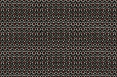 Kusursuz arka plan, grunge tarzı. Sarı ve gri Şam desenli duvar kağıdı.