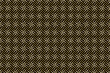 Siyah arka planda kusursuz altın elementler deseni.