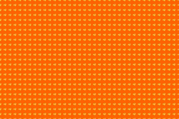 Turuncu arka planda pürüzsüz raster deseni ve sevimli plumeria çiçekleri. Çiçek arka planı.