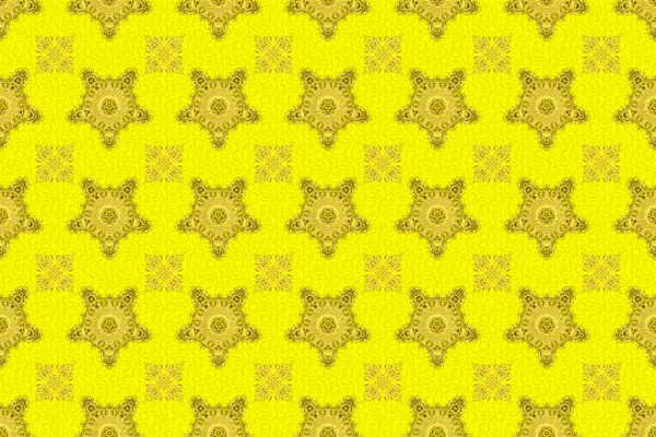 金色のシームレスなパターンをラスター 招待テンプレートの黄色と金色の背景の抽象黄金 — ストック写真