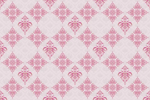 Elegant Christmas Poster Template Pink Elements Seamless Pattern Luxury Ornament — Stock Photo, Image