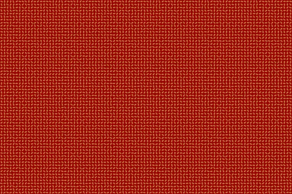 Złoty Motyw Kwiatowy Czerwonym Tle Raster Błyszczący Wzór Teksturowany Bezszwowy — Zdjęcie stockowe