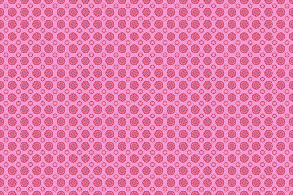 Ornamento Abstrato Rosa Vermelho Padrão Sem Costura Elementos Decorativos Abstratos — Fotografia de Stock